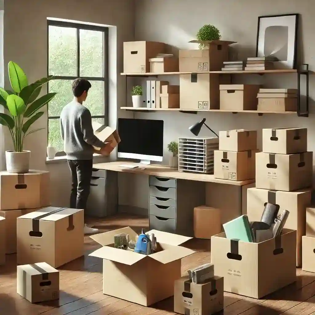 How to Pack and Move a Home Office Efficiently