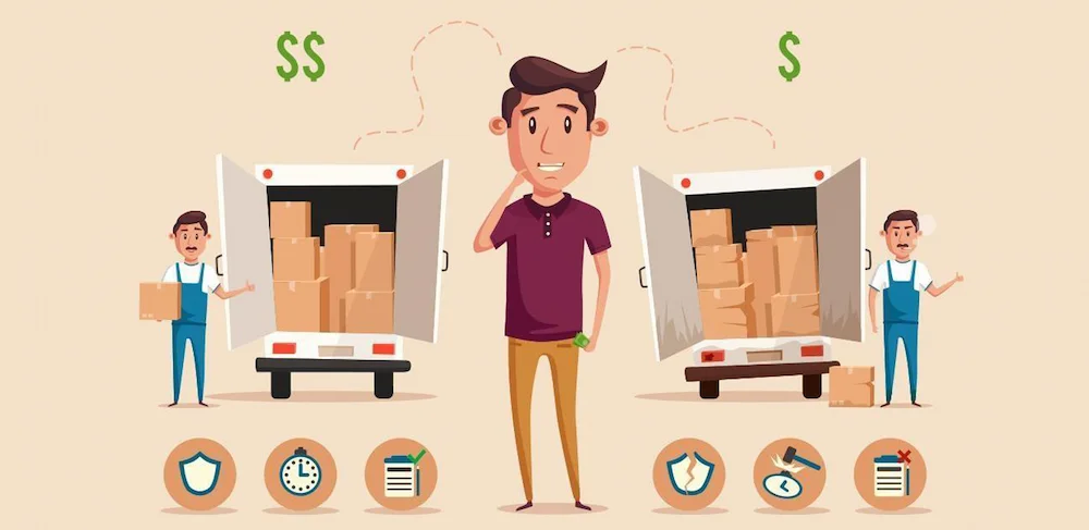 List of Moving Services & Costs of moving